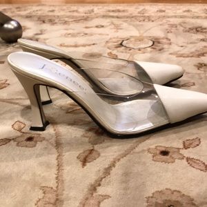 Clear / White Heels J Renée